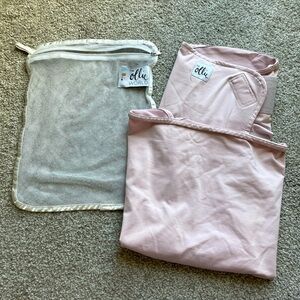 Ollie World lilac swaddle